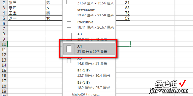 excel中如何设置A4纸型，excel如何设置a4的布局