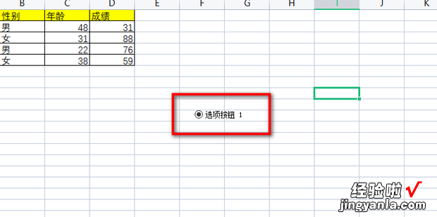 Excel表格怎么插入选项按钮，excel表格怎么做选择按钮