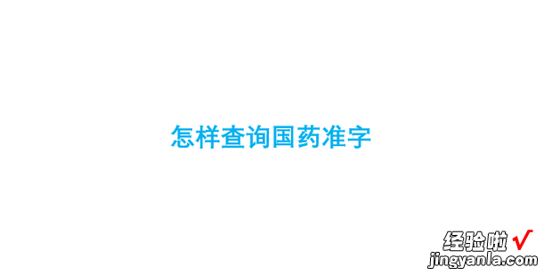 怎样查询国药准字，怎样查询国药准字批号