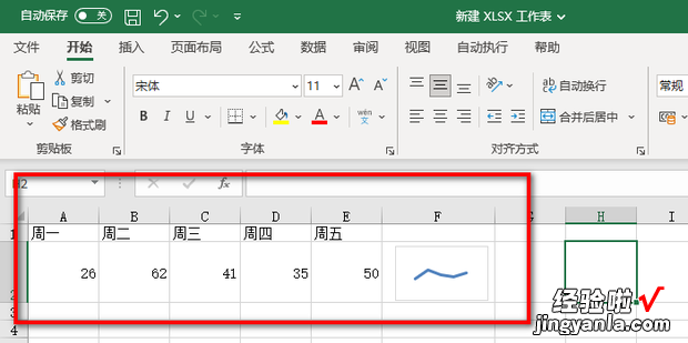 Excel中怎么插入迷你折线图，excel怎么加迷你图