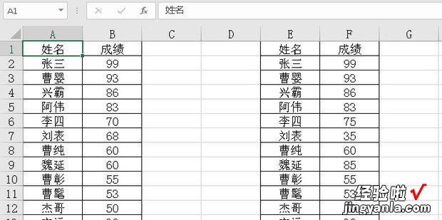 Excel如何比较两组数据是否具有差异性