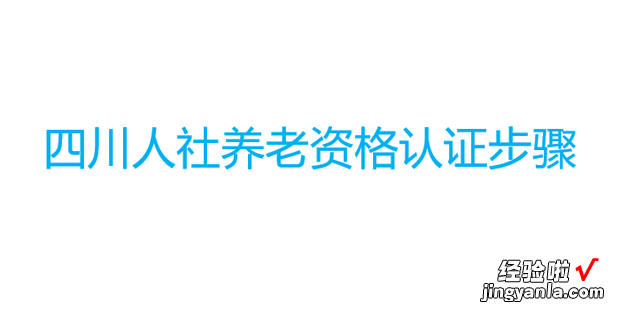 四川人社养老资格认证步骤，四川人社养老资格认证步骤视频