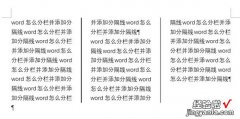 word怎么分栏并添加分隔线，word分栏怎么分栏