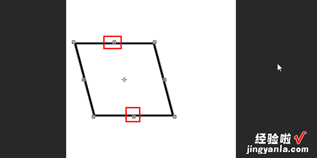 PS如何画平行四边形，ps如何画平行四边形图