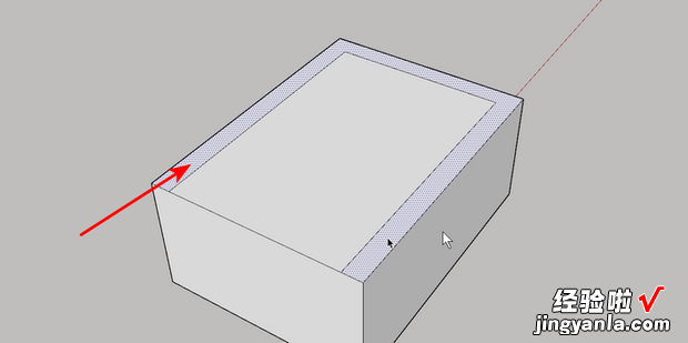 SketchUp怎么偏移线条