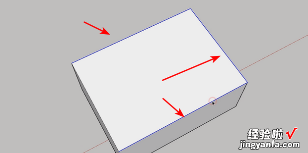 SketchUp怎么偏移线条