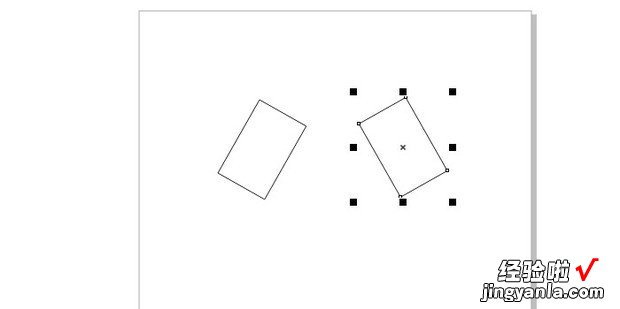 如何使用CorelDRAW x4的水平镜像功能