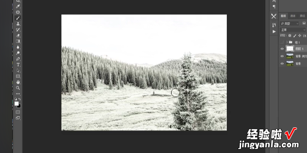 ps怎么制作雪景，ps怎么制作雪景照片