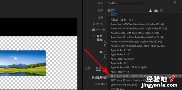 Pr怎么导出透明背景视频，pr导出透明背景视频