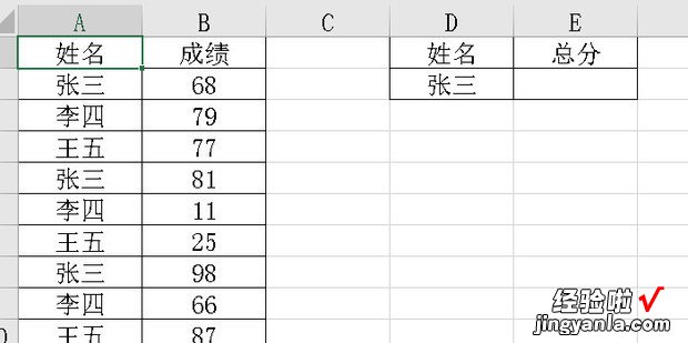 excelsumif函数用法和使用实例，excelsumif函数的用法