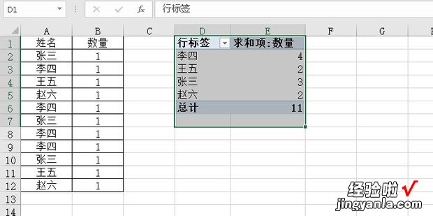 Excel中如何利用数据透视表快速分析数据