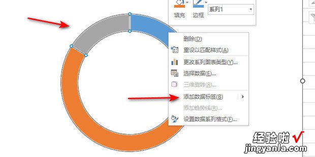 Excel如何制作百分比圆环图，excel制作圆环图表