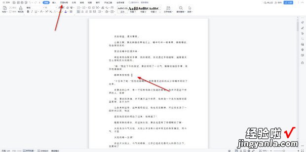 Wps文档显示分页符在哪里设置，wps文档打印在一张纸上怎么设置