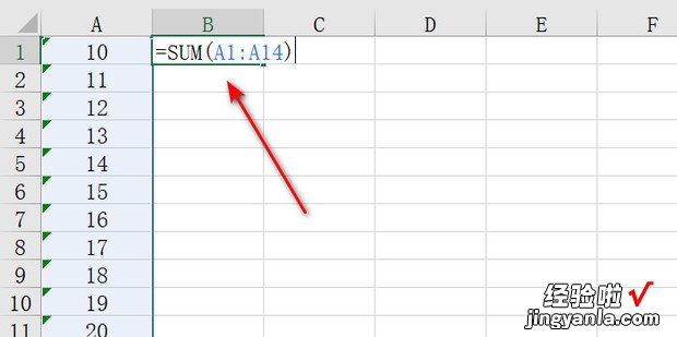 Excel中数字无法求和怎么办，excel中数字前有一个单引号