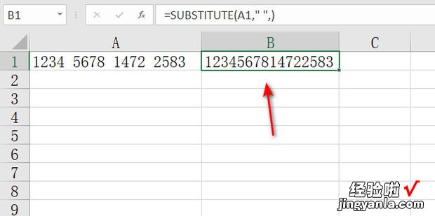 excel清除数字当中空格，excel清除数字前后空格