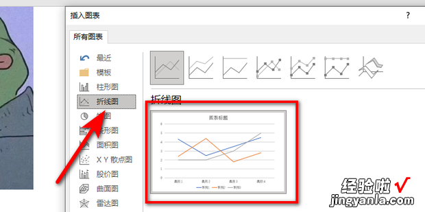 PPT如何插入折线图，ppt怎么制作折线图