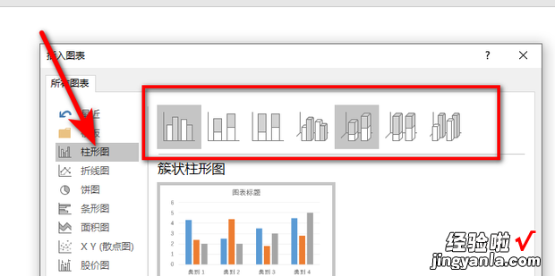 PPT中如何插入柱状图，ppt中如何添加柱状图