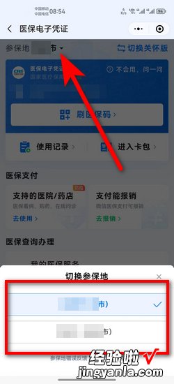 电子医保卡切换不了参保地怎么办，支付宝电子医保卡切换不了参保地