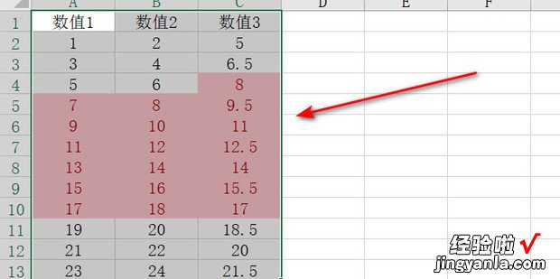 EXCEL表格如何突出显示介于两值之间的数据，excel表格如何数据比对