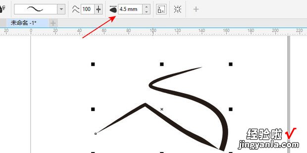 CorelDRAW怎么将线条设置成笔刷效果，coreldraw怎么设置线条粗细