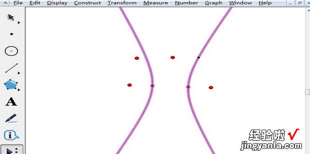 几何画板自定义工具绘制双曲线，几何画板绘制双曲线的渐近线