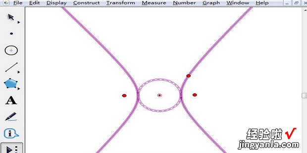 几何画板自定义工具绘制双曲线，几何画板绘制双曲线的渐近线