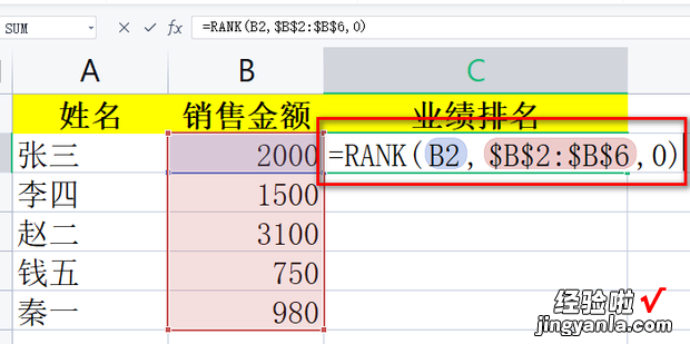 excel如何为销售业绩排名，excel销售业绩的评定标准