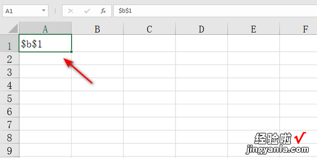 在excel中$b$1怎么打出来，$b$2在excel中怎么打出来