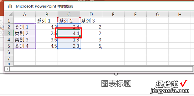 怎样在PPT中直接修改图表中坐标轴的值