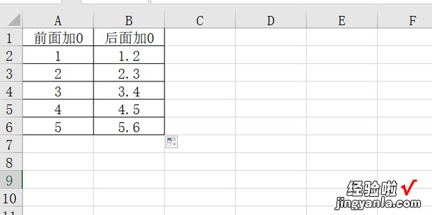 excel如何数字前面后面加0，excel如何在数字后面加