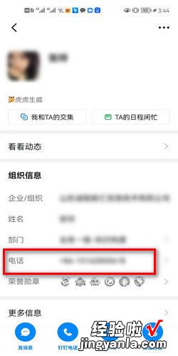 钉钉怎么看别人手机号，钉钉怎么看别人手机号码