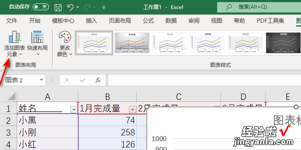 怎么给Excel折线图添加趋势线，excel折线图添加点