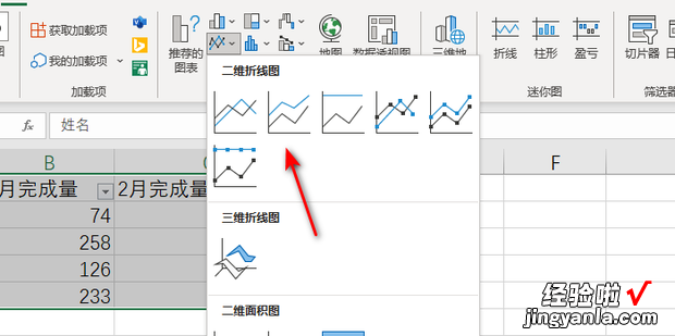 怎么给Excel折线图添加趋势线，excel折线图添加点