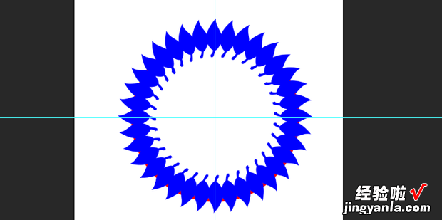 PS中如何让图形围绕圆圈绕一圈，ps中如何让图形围绕圆圈绕一圈
