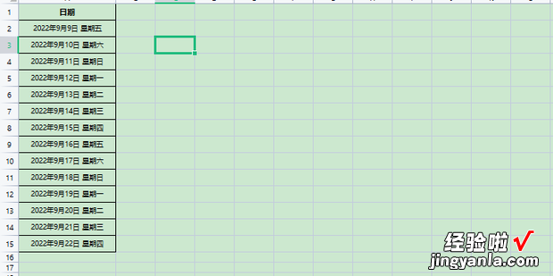 Excel怎么同时显示日期和星期，excel如何显示日期和星期