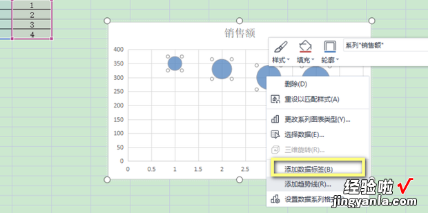 如何制作气泡图表，如何制作趋势图表