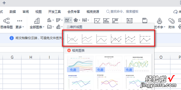 怎么用WPS表格绘制双Y轴折线图