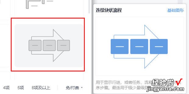 PPT文档中如何插入一个连续块状流程图