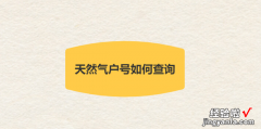 天然气户号如何查询，天然气如何查询