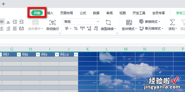 Excel/WPS表格怎么设置背景图片,底纹效果