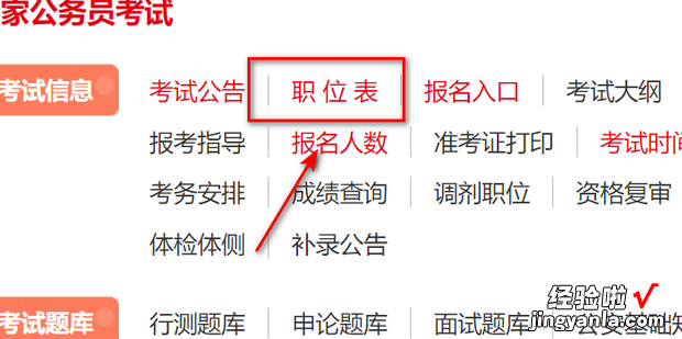 怎么查看国家公务员考试报考职位表信息，国家公务员考试网报考职位