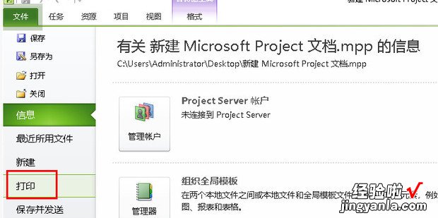 Project 2013如何生成PDF文件或导出