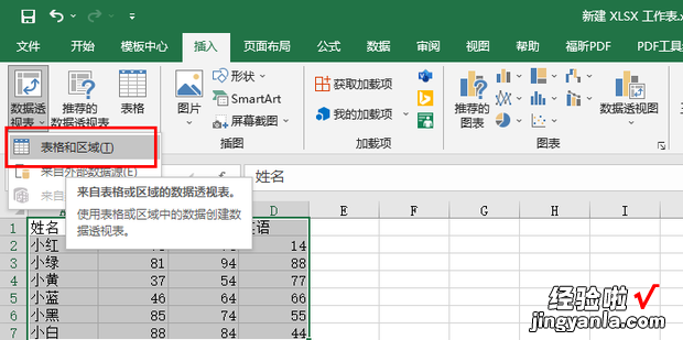 如何用表格快速的做出透视表格