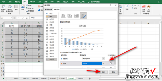 怎样使用Excel绘制组合图，excel绘制组合图表