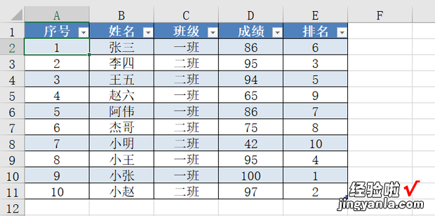 在Excel中怎么免下拉自动填充序号