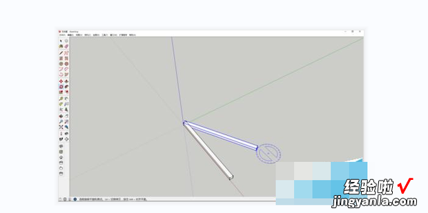 SketchUp中如何创建环形阵列，sketchup如何创建组