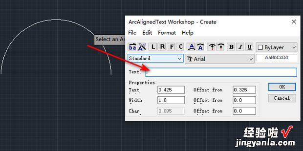 CAD如何输入弧形文字，cad输入弧形文字字的顺序为什么是倒着的