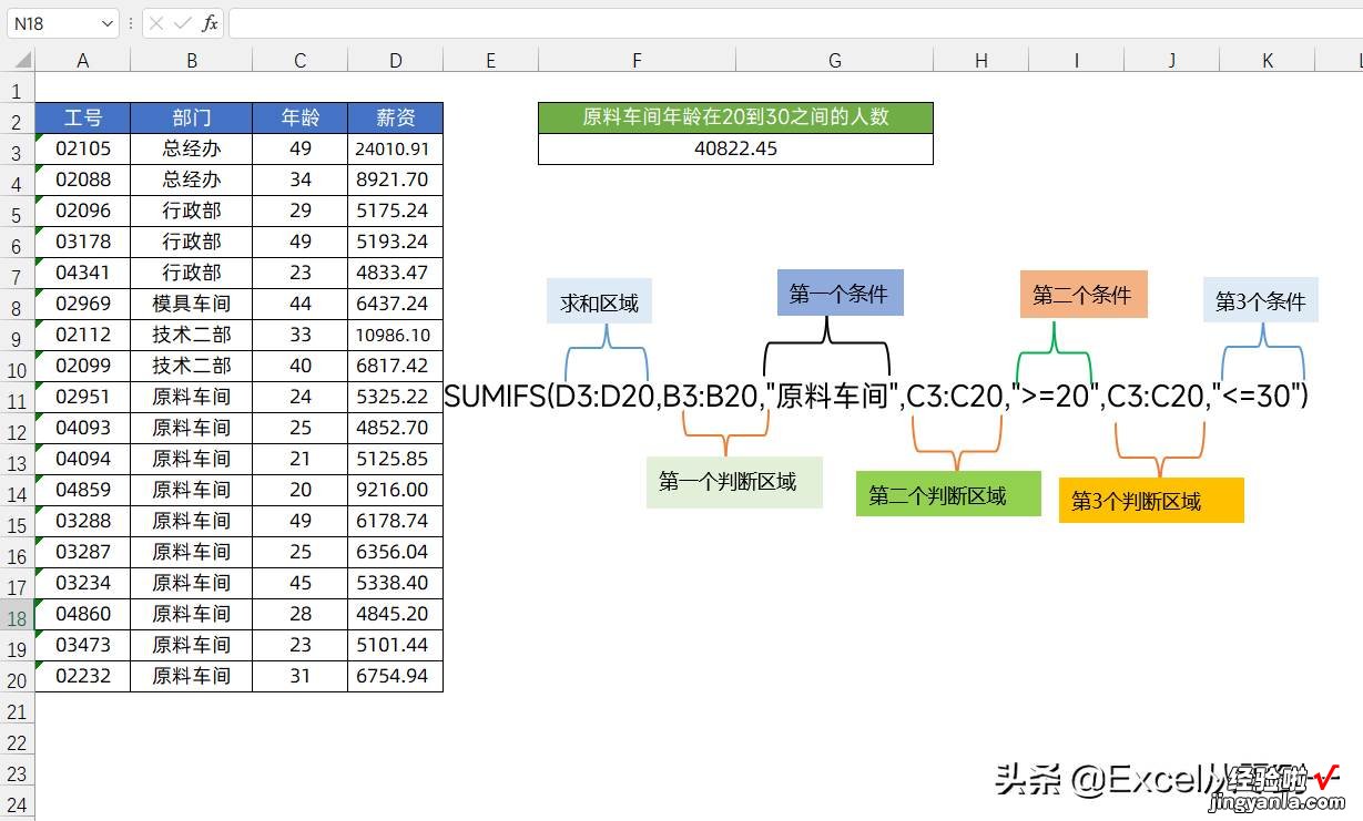 年终数据统计，学会这5个Excel函数就够了