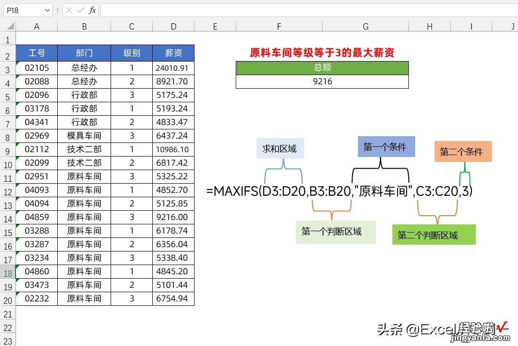 年终数据统计，学会这5个Excel函数就够了