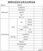 税费负担及社会性支出情况表Word文档下载